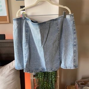 ASOS denim skirt
